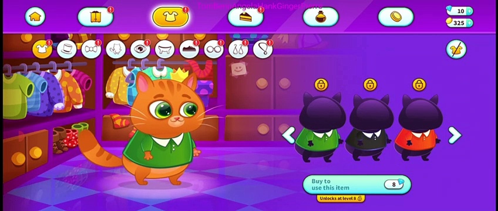 Talking Tom Benn Angelam Hank Ginger Pierre Hello Kitty Toca Scary Teacher Prankster ❤