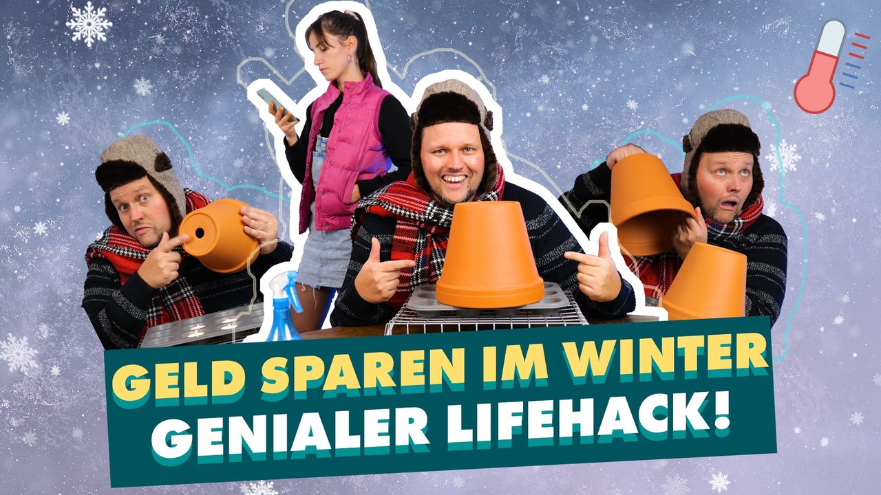 Der ultimative life-hack: die tontopf heizung!