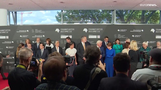 Los reyes de España concluyen su visita de Estado a Alemania en la Feria del Libro de Fráncfort