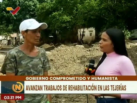 Habitantes de Las Tejerías agradecen por las atenciones brindadas por le Gobierno Nacional