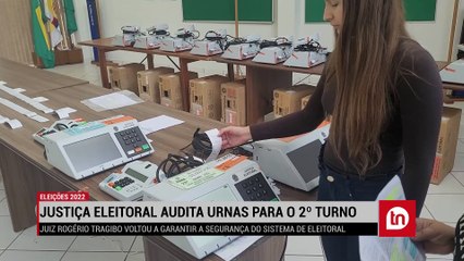 Justiça Eleitoral de Apucarana faz auditoria das urnas para o 2º turno