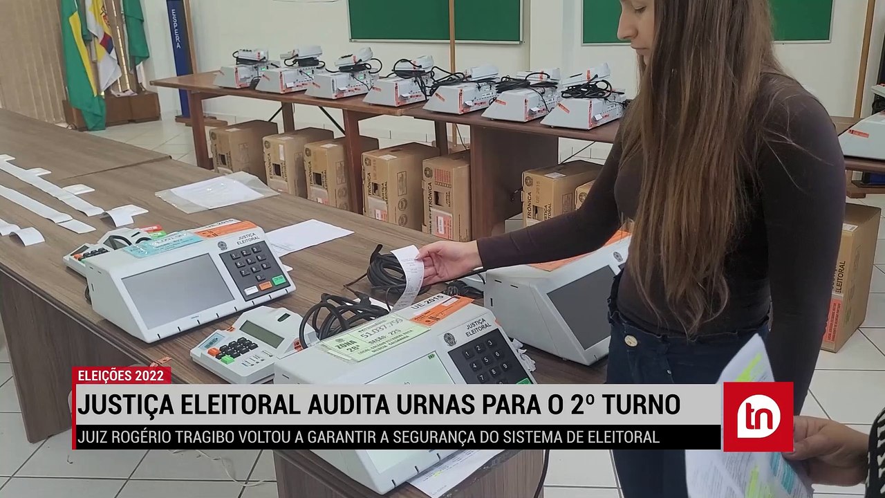 Justiça Eleitoral de Apucarana faz auditoria das urnas para o 2º turno