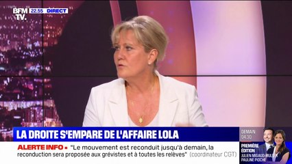 Nadine Morano sur le meurtre de Lola: "Je suis meurtrie, scandalisée, consternée par ce qui s'est passé"