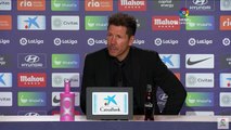 Rueda de prensa de Simeone tras el Atlético 1 - Rayo 1 de LaLiga