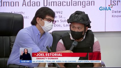 Pulisya kasama ang umano'y sumukong gunman, at kapatid ni Percy Lapid, walk-through sa crime scene | UB