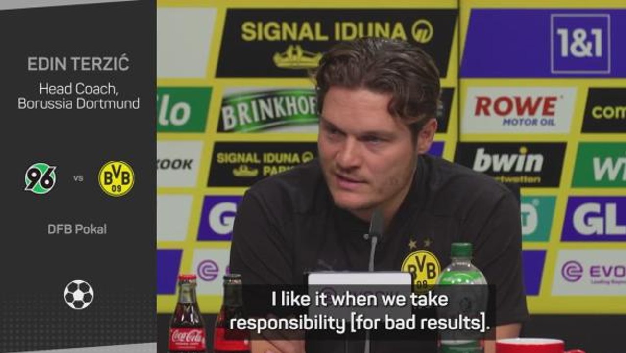 Dortmund must 'take responsibility' for bad results - Terzic