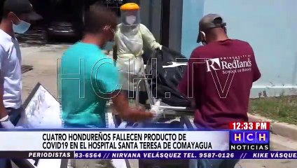 Suma y sigue! #Covid19 cobra cuatro vidas en hospital de Comayagua