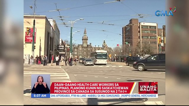 Daan-daang health care workers sa Pilipinas, planong kunin ng Saskatchewan Province sa Canada sa susunod na 2 taon | UBf