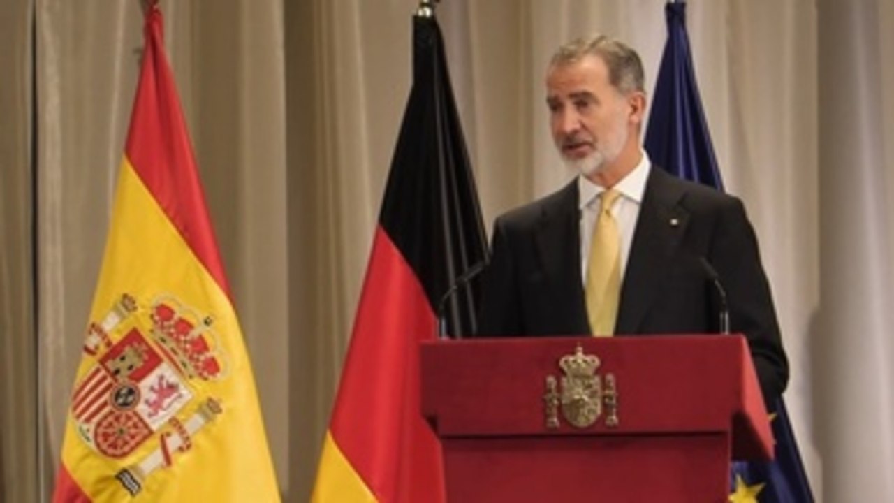 El rey: las relaciones entre España y Alemania son las de “muy buenos amigos”