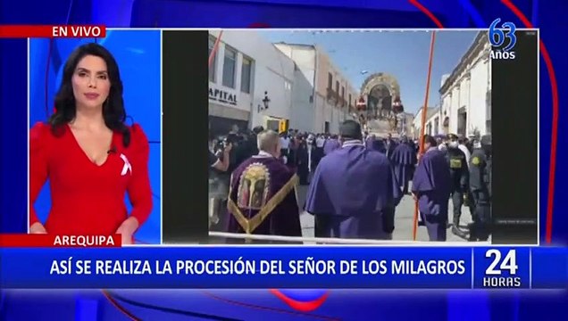 Señor de los Milagros: Así se realiza la procesión del Cristo Morado en Arequipa