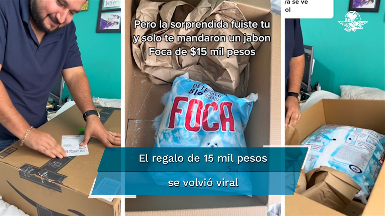 Mujer compra un PS5 en línea y recibe a cambio una bolsa de jabón