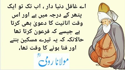 aghr tum bhoray ho gay ho teen chezay kha leya karo l molana rumi l Quotes