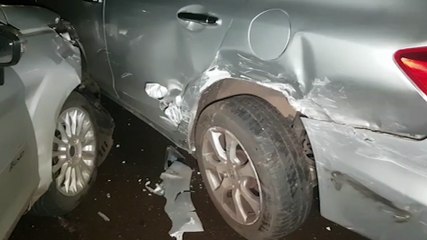 Homem fica ferido em colisão no Bairro Neva