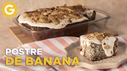 POSTRE de BANANAS | Postres fáciles de Estefi Colombo | El Gourmet