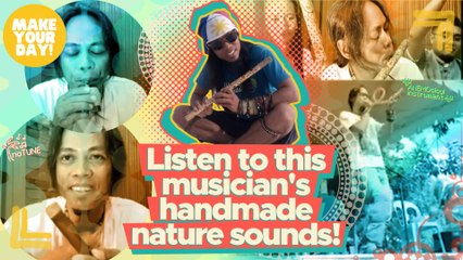 Listen to this musician's handmade nature sounds! | Make Your Day