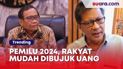 Rocky Gerung dan Mahfud MD Sepakat, Pemilu 2024 Rakyat Mudah Dibujuk Uang