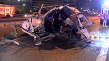 TEM’de trafik kazası: 1 ölü, 2 yaralı