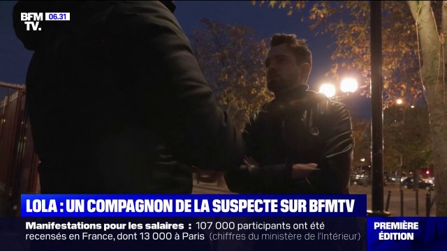 Meurtre de Lola: choqué , l'ancien petit ami de la principale suspecte témoigne sur BFMTV