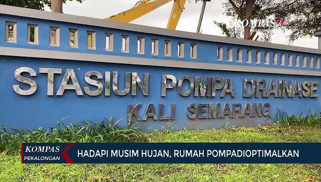 Hadapi Musim Hujan, Rumah Pompa Dioptimalkan