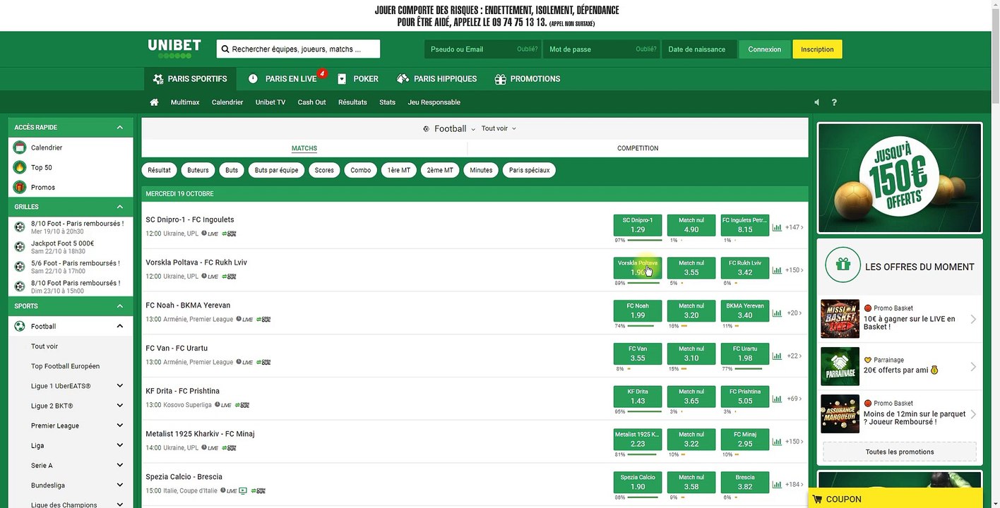 2 MATCH FOOT FULL COMBINAISON MERCREDI 19 OCTOBRE 2022
