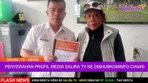 Penyerahan Profil Media Salira TV ke Dishubkominfo Ciamis
