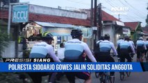 Polresta Sidoarjo Gowes Jalin Soliditas Anggota dan Kepedulian