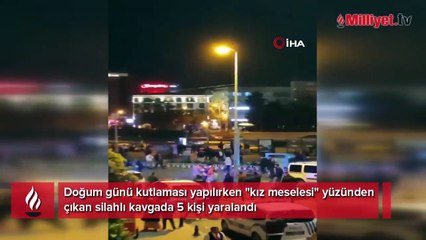 Fatih’te doğum günü kutlaması kana bulandı! Yaralılar var