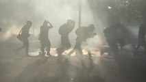 La policía chilena reprime las protestas en el tercer aniversario del estallido social