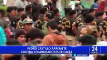 Pedro Castillo se reúne con licenciados de las Fuerzas Armadas en Palacio de Gobierno