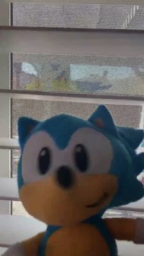 Sonic the Hedgehog reacts to Spider-Man #shorts #sonicthehedgehog #sonicplush #sonicplushvideo