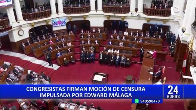 Pedro Castillo: ¿Qué congresistas firmaron moción de vacancia contra el presidente?