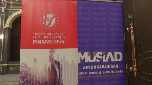 AFYONKARAHİSAR - Cumhurbaşkanlığı Finans Ofisi Başkanı Aşan, Afyonkarahisar'da konuştu