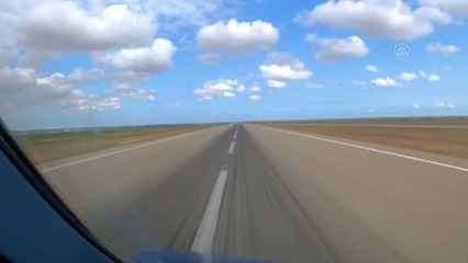 Erdoğan ve Aliyev'in açılışını yapacağı havalimanı 1,5 yılda inşa edildi