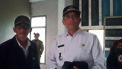 Keterangan Camat Cisewu terkait Rehabilitasi kantor Desa Sukajaya