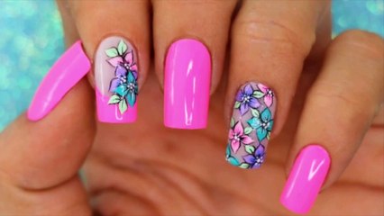 Beautiful Floral Nail Art Designs