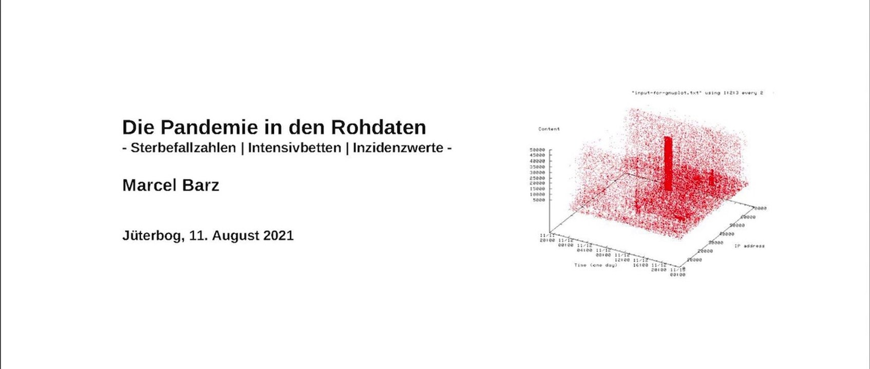Die "Pandemie" in den Rohdaten | Marcel Barz  (1/2)