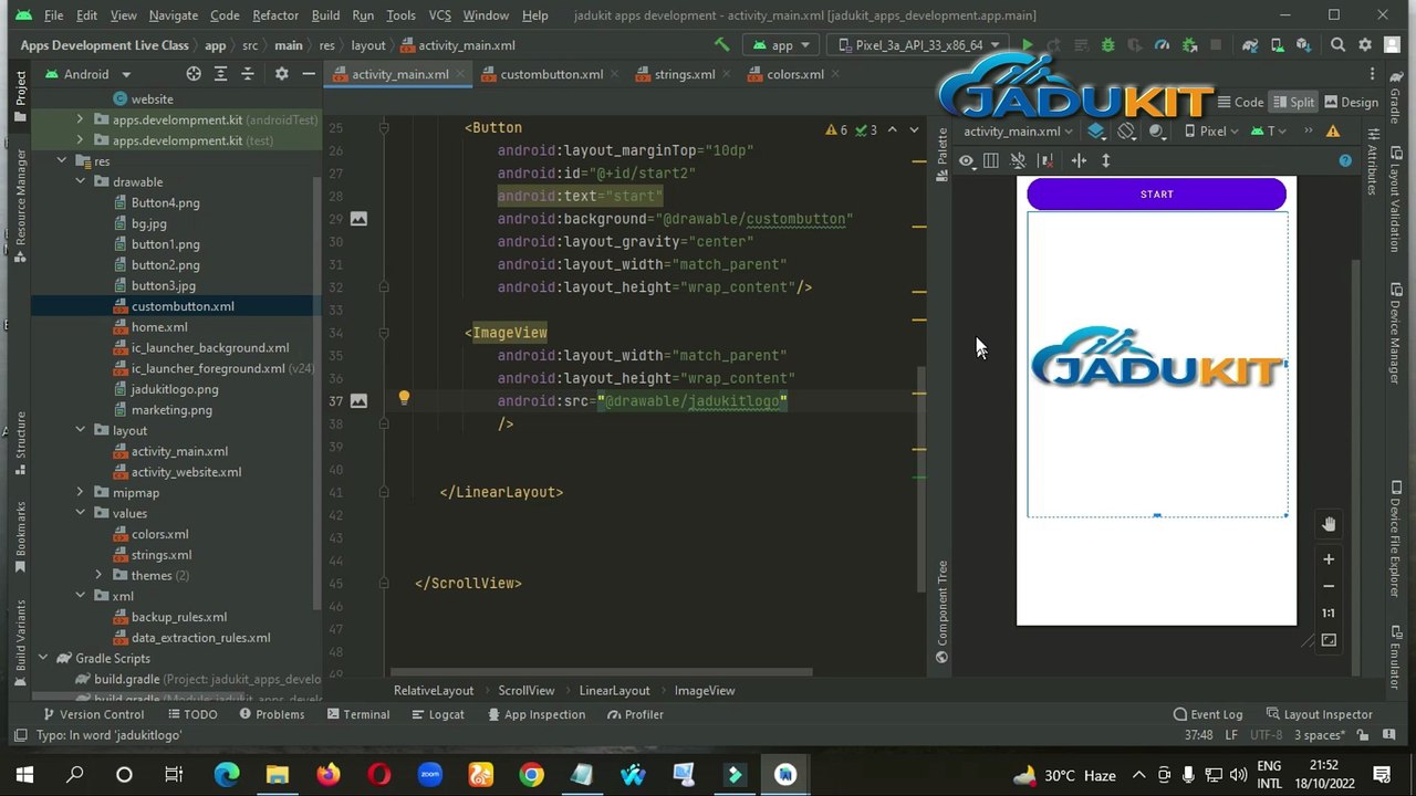Android Apps Development Basic to Advanced Class 17