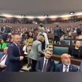 AKP'ye katılan Mehmet Ali Çelebi, Meclis'te tebrikleri kabul etti