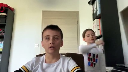 Petite création de mes Loulous... Théo avait un devoir à faire en musique, il...