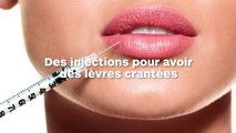 La tendance des injections pour avoir des lèvres crantées en zig zag