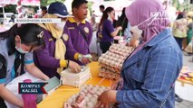 Telur Ayam Jadi Incaran Ibu-Ibu Saat Serbu Pasar Murah di Banjarmasin