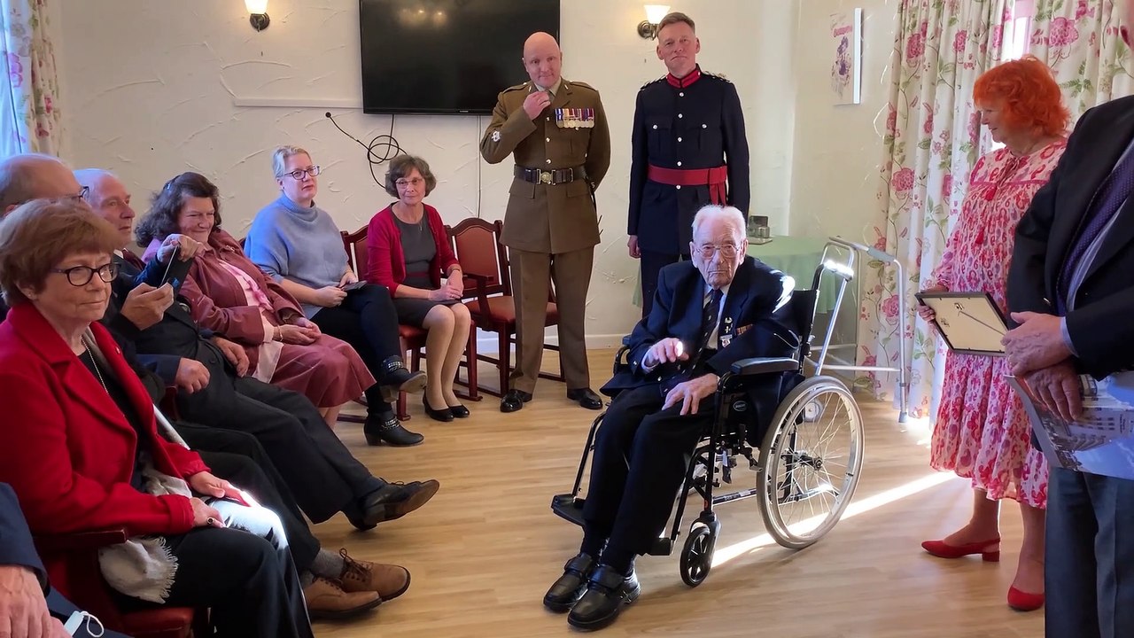 104 year old Ernest Horsfall