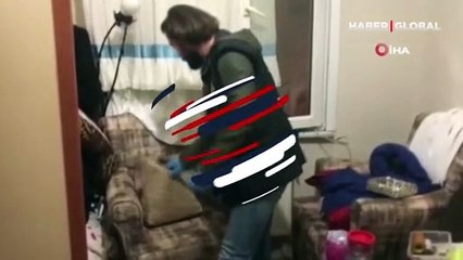 Balkondan sarkıttıkları sepetle uyuşturucu sattılar