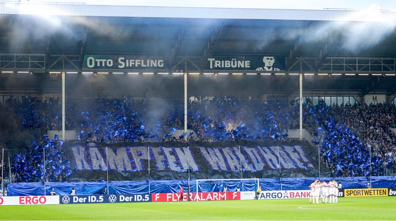 Nazi-widmung im stadion des sv waldhof mannheim