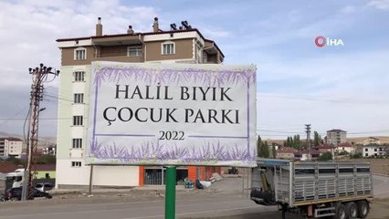 Eşinin ricasını kırmadı, çocuk parkı yaptırdı