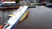 Kapal Hanyut di Pelabuhan Kumai, Gegara Apa?