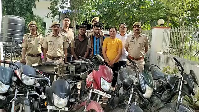 सैकड़ों सीसीटीवी खंगाले, तब पकड़े जा सके वाहन चोर