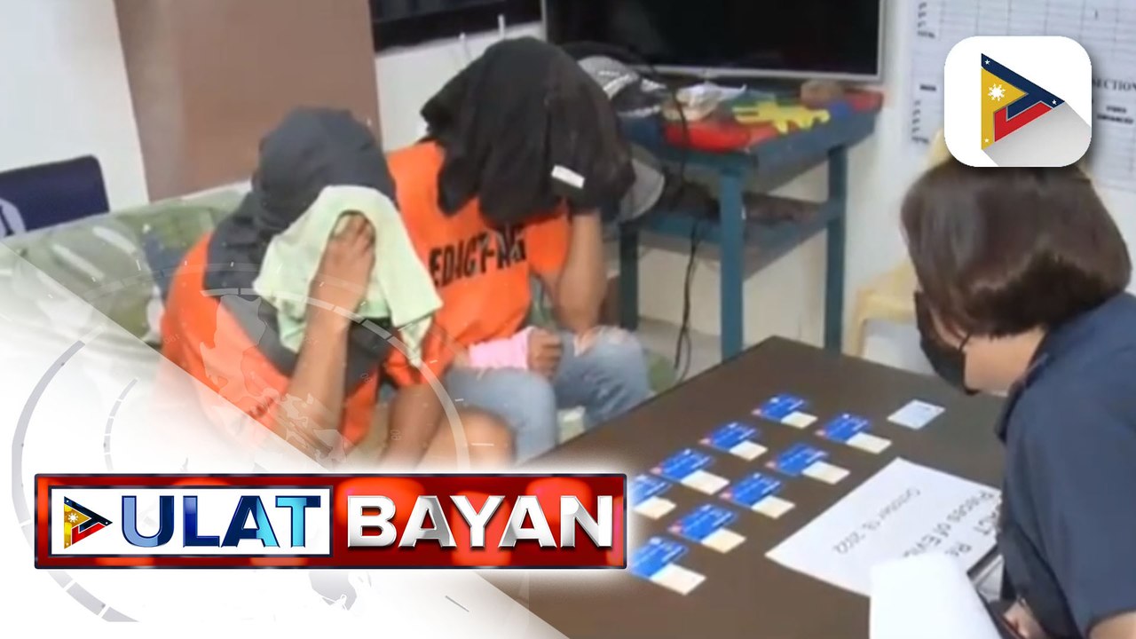 Dalawang suspek na nagbebenta sa scammers ng mga SIM card na may verified e-wallet, arestado