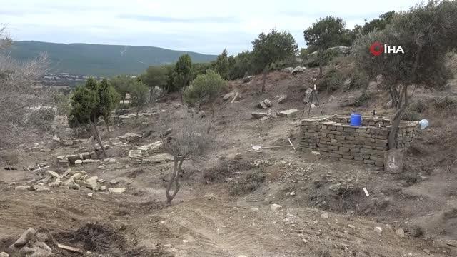 Son dakika kültür sanat: Tarihi Yarımada'da Çanakkale Savaşları'ndan kalma Projektör Tepe Şehitliği bulundu