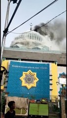 Kebakaran Masjid islamic sentral Jakarta utara
